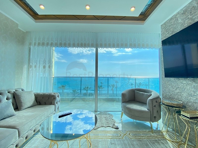 اطلالة بحر مباشرة -شقة ضمن مجمع فاخر على البخر مباشرة -في مهموتلار / الانيا 