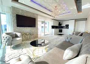 اطلالة بحر مباشرة -شقة ضمن مجمع فاخر على البخر مباشرة -في مهموتلار / الانيا 