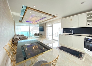 اطلالة بحر مباشرة -شقة ضمن مجمع فاخر على البخر مباشرة -في مهموتلار / الانيا 