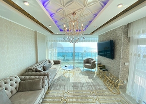 اطلالة بحر مباشرة -شقة ضمن مجمع فاخر على البخر مباشرة -في مهموتلار / الانيا 