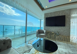 اطلالة بحر مباشرة -شقة ضمن مجمع فاخر على البخر مباشرة -في مهموتلار / الانيا 