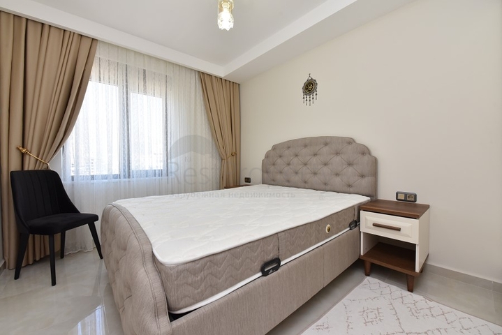 اطلالة بحر مباشرة - شقة 2 غرفة وصالة - مفروشة -في مهموتلار / الانيا 