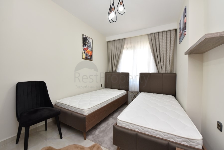 اطلالة بحر مباشرة - شقة 2 غرفة وصالة - مفروشة -في مهموتلار / الانيا 