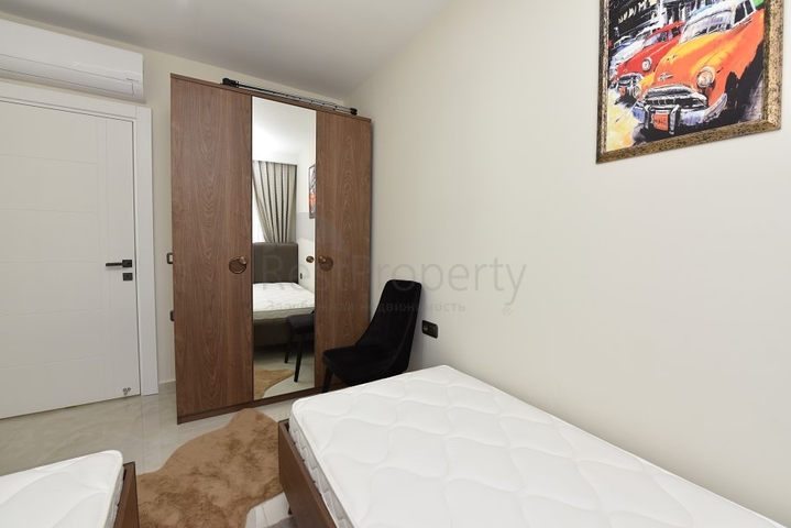 اطلالة بحر مباشرة - شقة 2 غرفة وصالة - مفروشة -في مهموتلار / الانيا 