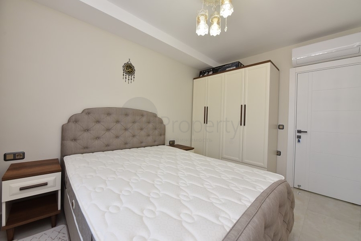 اطلالة بحر مباشرة - شقة 2 غرفة وصالة - مفروشة -في مهموتلار / الانيا 