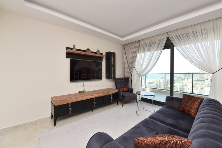 اطلالة بحر مباشرة - شقة 2 غرفة وصالة - مفروشة -في مهموتلار / الانيا 