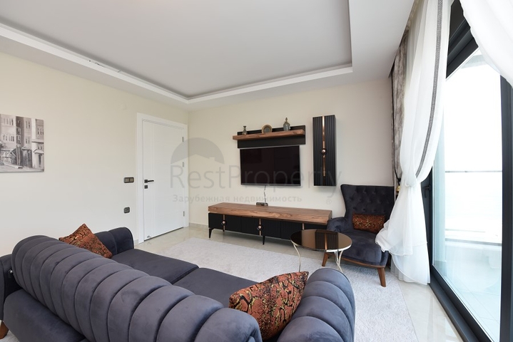 اطلالة بحر مباشرة - شقة 2 غرفة وصالة - مفروشة -في مهموتلار / الانيا 