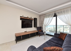 اطلالة بحر مباشرة - شقة 2 غرفة وصالة - مفروشة -في مهموتلار / الانيا 