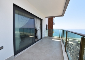 اطلالة بحر مباشرة - شقة 2 غرفة وصالة - مفروشة -في مهموتلار / الانيا 