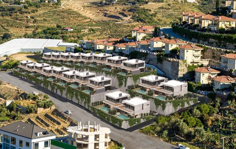 اطلالة بحر - مناسبة للجنسية التركية -فلل حديثة في كارجي جاك / الانيا 