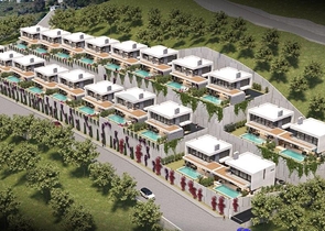 اطلالة بحر - مناسبة للجنسية التركية -فلل حديثة في كارجي جاك / الانيا 