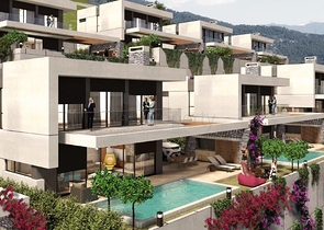 اطلالة بحر - مناسبة للجنسية التركية -فلل حديثة في كارجي جاك / الانيا 