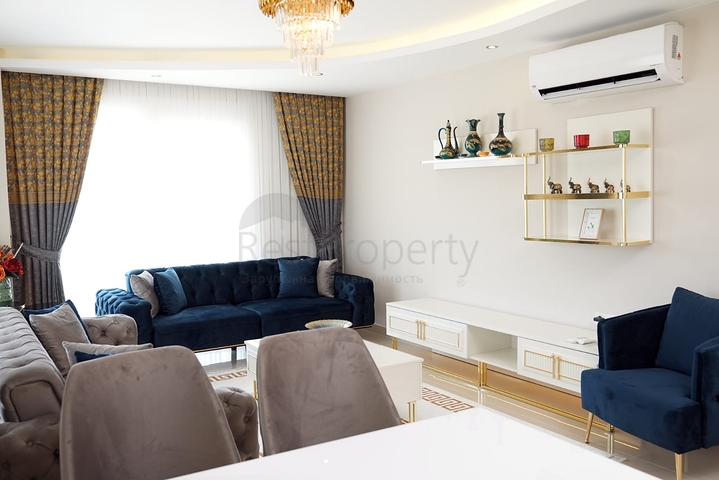 اطلالة بحر - دوبلكس 5 غرف وصالة -اثاث انيق -في مهموتلار / الانيا 