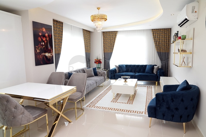 اطلالة بحر - دوبلكس 5 غرف وصالة -اثاث انيق -في مهموتلار / الانيا 