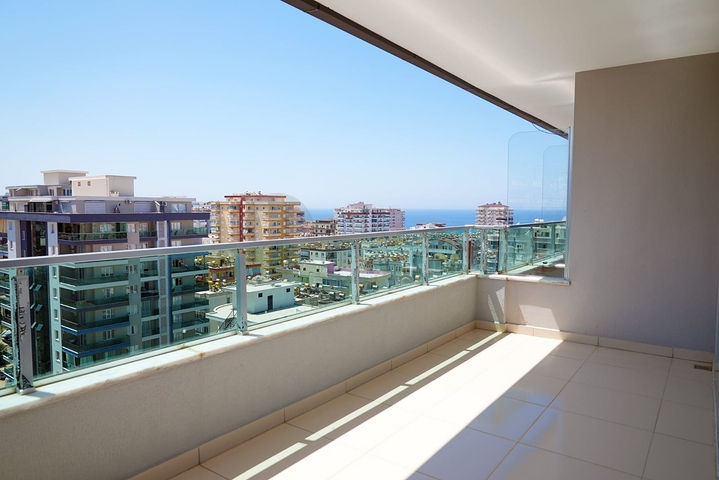 اطلالة بحر - دوبلكس 5 غرف وصالة -اثاث انيق -في مهموتلار / الانيا 