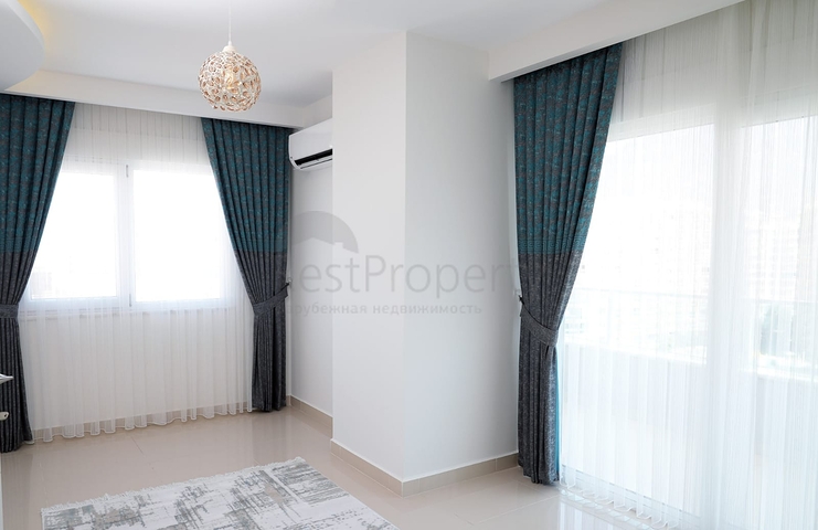 اطلالة بحر - دوبلكس 5 غرف وصالة -اثاث انيق -في مهموتلار / الانيا 