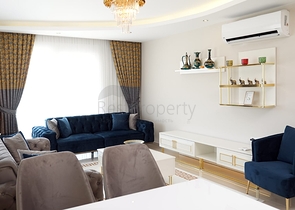 اطلالة بحر - دوبلكس 5 غرف وصالة -اثاث انيق -في مهموتلار / الانيا 