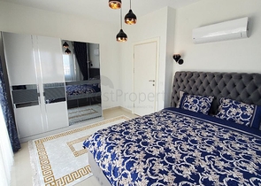 اطلالة بحر - دوبلكس 5 غرف وصالة -اثاث انيق -في مهموتلار / الانيا 