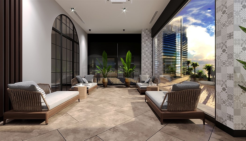 شقق فاخرة -ضمن مجمع قيد الانشاء -في مهموتلار / الانيا 