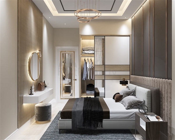 شقق فاخرة -ضمن مجمع قيد الانشاء -في مهموتلار / الانيا 