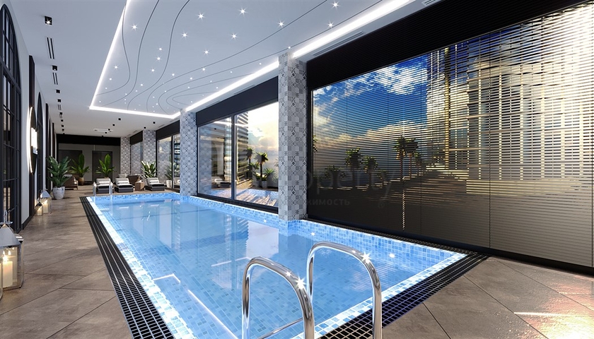 شقق فاخرة -ضمن مجمع قيد الانشاء -في مهموتلار / الانيا 