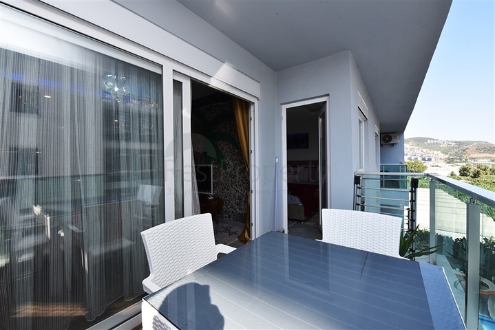 شقة مفروشة -تصميم 1+1 -ضمن مجمع سكني -في مهموتلار / الانيا 