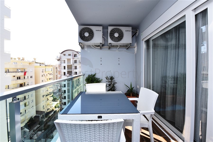 شقة مفروشة -تصميم 1+1 -ضمن مجمع سكني -في مهموتلار / الانيا 