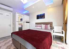 شقة مفروشة -تصميم 1+1 -ضمن مجمع سكني -في مهموتلار / الانيا 