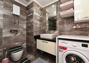 شقة مفروشة -تصميم 1+1 -ضمن مجمع سكني -في مهموتلار / الانيا 