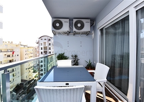 شقة مفروشة -تصميم 1+1 -ضمن مجمع سكني -في مهموتلار / الانيا 