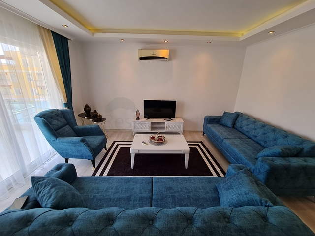 اطلالة بحر -شقة مفروشة تصميم 1+1- في مهموتلار / الانيا 