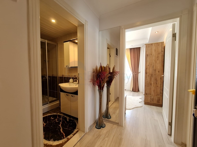 اطلالة بحر -شقة مفروشة تصميم 1+1- في مهموتلار / الانيا 