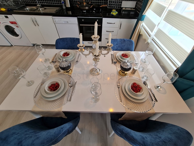 اطلالة بحر -شقة مفروشة تصميم 1+1- في مهموتلار / الانيا 