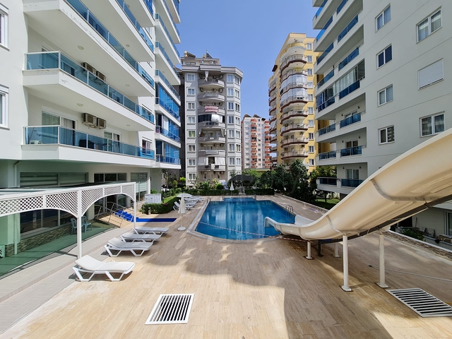 اطلالة بحر -شقة مفروشة تصميم 1+1- في مهموتلار / الانيا 