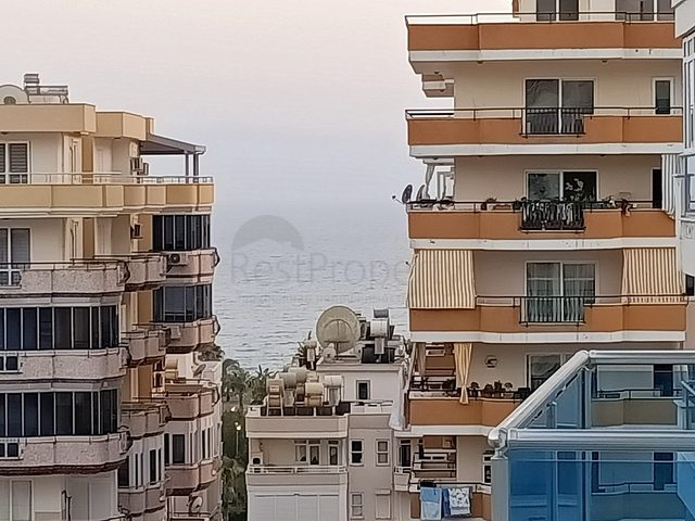 اطلالة بحر -شقة مفروشة تصميم 1+1- في مهموتلار / الانيا 