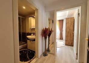 اطلالة بحر -شقة مفروشة تصميم 1+1- في مهموتلار / الانيا 