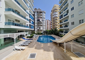 اطلالة بحر -شقة مفروشة تصميم 1+1- في مهموتلار / الانيا 