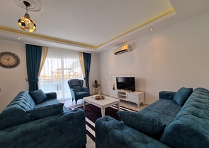 اطلالة بحر -شقة مفروشة تصميم 1+1- في مهموتلار / الانيا 