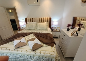 اطلالة بحر -شقة مفروشة تصميم 1+1- في مهموتلار / الانيا 