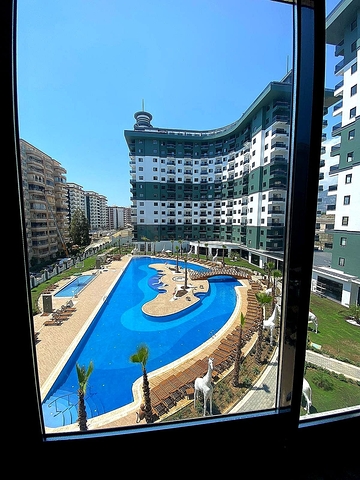 مجمع حديث فاخر -شقة 2 غرفة وصالة -في مهموتلار / الانيا