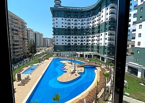 مجمع حديث فاخر -شقة 2 غرفة وصالة -في مهموتلار / الانيا