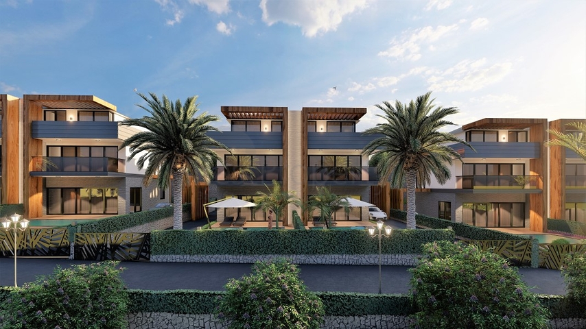 فلل فاخرة قيد الانشاء - تصميم 1+3 - في افسلار / الانيا 