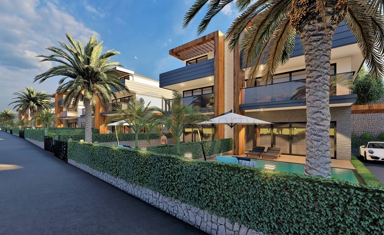 فلل فاخرة قيد الانشاء - تصميم 1+3 - في افسلار / الانيا 