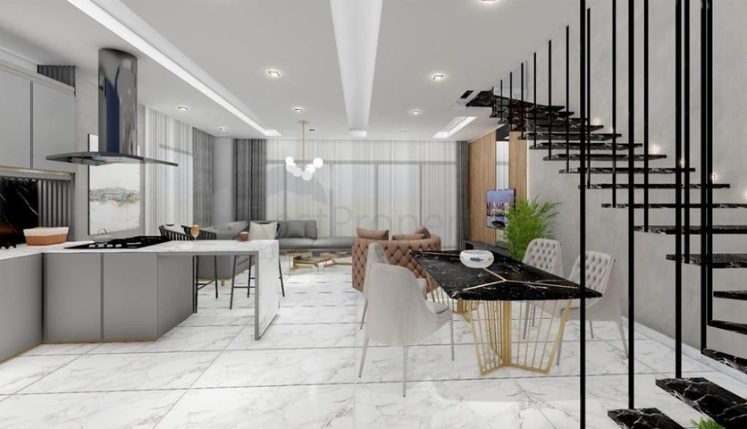 فلل فاخرة قيد الانشاء - تصميم 1+3 - في افسلار / الانيا 