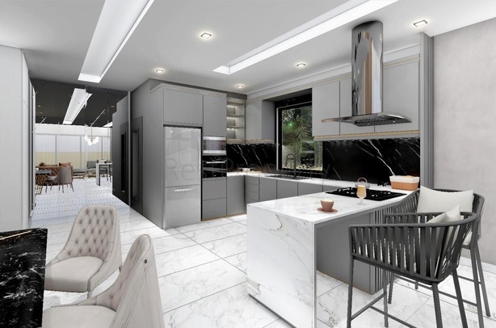 فلل فاخرة قيد الانشاء - تصميم 1+3 - في افسلار / الانيا 