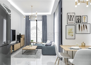 شقة غرفة وصالة -ضمن مجمع سكني حديث -في افسلار / الانيا 