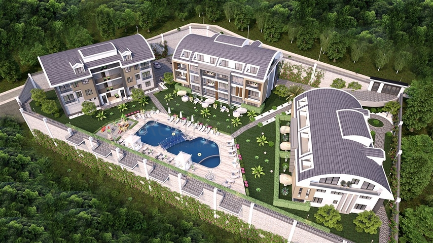 اطلالة بحر وقلعة -شقق وبنتهاوس -مجمع قيد الانشاء -في مركز الانيا 