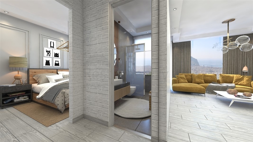 اطلالة بحر وقلعة -شقق وبنتهاوس -مجمع قيد الانشاء -في مركز الانيا 