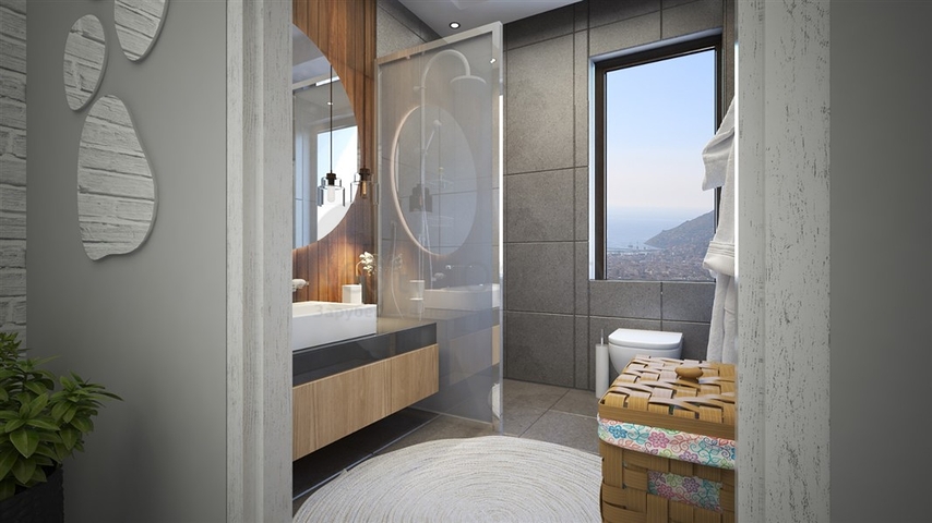 اطلالة بحر وقلعة -شقق وبنتهاوس -مجمع قيد الانشاء -في مركز الانيا 