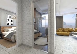 اطلالة بحر وقلعة -شقق وبنتهاوس -مجمع قيد الانشاء -في مركز الانيا 